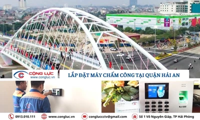 Lắp đặt máy chấm công tại quận Hải An, Hải Phòng
